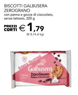 Esselunga Biscotti galbusera zerograno con panna e gocce di cioccolato, senza lattosio offerta