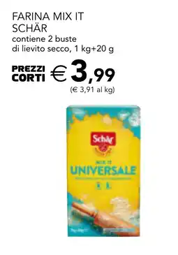 Esselunga Farina mix it schär contiene 2 buste di lievito secco offerta