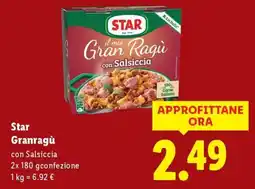 Lidl Star Granragù offerta