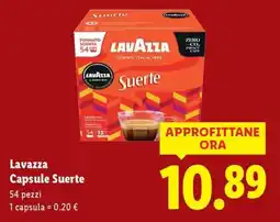 Lidl Lavazza Capsule Suerte offerta