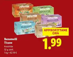 Lidl Bonomelli Tisane offerta