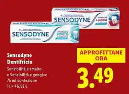 Lidl Sensodyne Dentifricio offerta