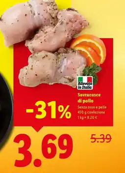 Lidl Sovracosce di pollo offerta