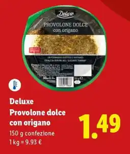 Lidl Deluxe Provolone dolce con origano offerta