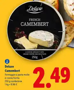 Lidl Deluxe Camembert offerta