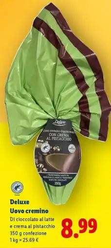 Lidl Deluxe Uovo cremino offerta