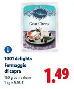 Lidl 1001 delights Formaggio di capra offerta