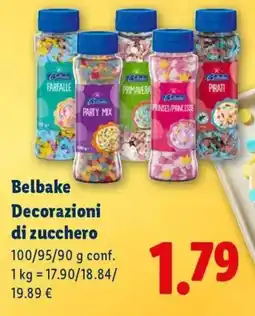 Lidl Belbake Decorazioni di zucchero offerta