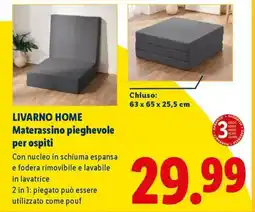 Lidl LIVARNO HOME Materassino pieghevole per ospiti offerta