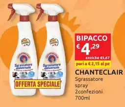 Ipersoap CHANTECLAIR Sgrassatore spray offerta