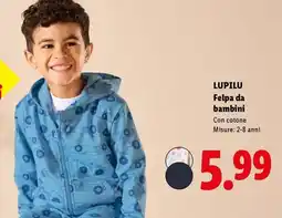 Lidl LUPILU Felpa da bambini offerta