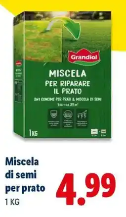 Lidl Grandiol Miscela di semi per prato offerta