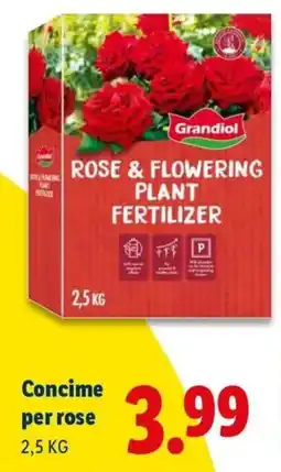 Lidl Concime per rose offerta