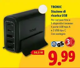 Lidl TRONIC Stazione di ricarica USB offerta