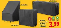Lidl LIVARNO Telo protettivo per mobili da giardino o barbecue offerta