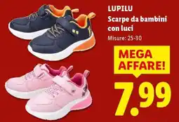 Lidl LUPILU Scarpe da bambini con luci offerta