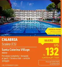 Lidl Santa Caterina Village offerta