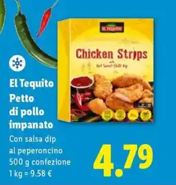 Lidl El Tequito Petto di pollo impanato offerta