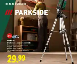 Lidl PARKSIDE Livella laser a croce con treppiede offerta