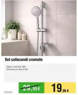 Handy fai da te Set saliscendi cromato offerta