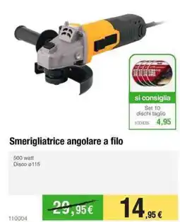 Handy fai da te Smerigliatrice angolare a filo offerta