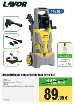 Handy fai da te LAVOR Idropulitrice ad acqua fredda Run extra 145 offerta