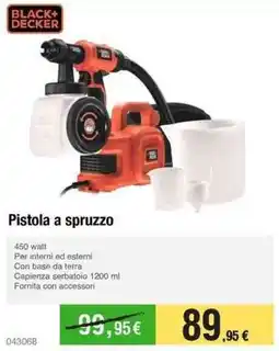 Handy fai da te BLACK+ DECKER Pistola a spruzzo offerta