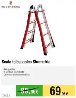 Handy fai da te SICOS Scala telescopica Simmetria offerta