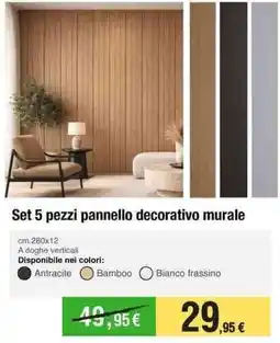 Handy fai da te Set 5 pezzi pannello decorativo murale offerta