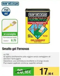 Handy fai da te saratoga Smalto gel Fernovus offerta