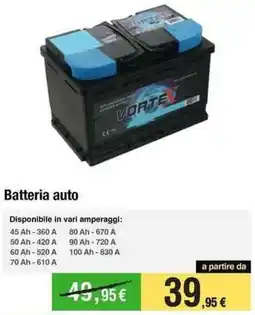 Handy fai da te Batteria auto offerta