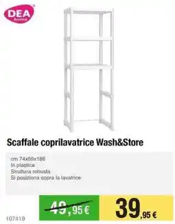 Handy fai da te Scaffale coprilavatrice Wash&Store offerta