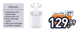 Unieuro Airpods offerta