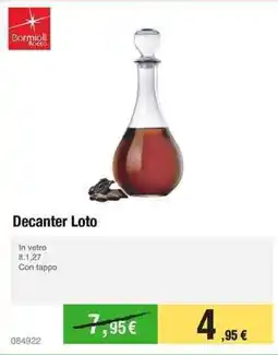 Handy fai da te Bormioli Decanter Loto offerta