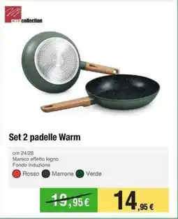 Handy fai da te casa collection Set 2 padelle Warm offerta