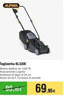 Handy fai da te ALPINNA Tagliaerba BL320E offerta