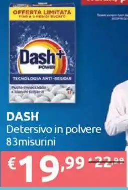 Ipersoap DASH Detersivo in polvere 83misurini offerta