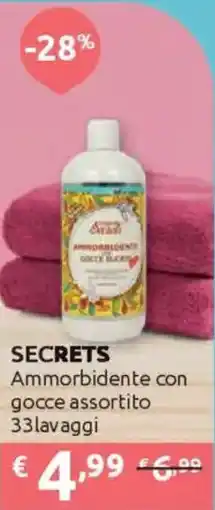 Ipersoap SECRETS Ammorbidente con gocce offerta