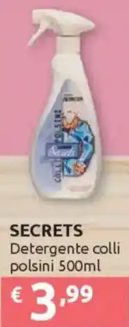 Ipersoap SECRETS Detergente colli polsini offerta