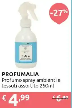 Ipersoap PROFUMALIA Profumo spray ambienti e tessuti offerta