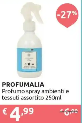 Ipersoap PROFUMALIA Profumo spray ambienti e tessuti offerta
