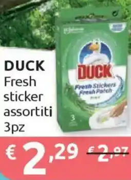 Ipersoap DUCK Fresh sticker 3pz offerta