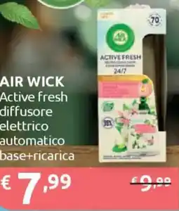 Ipersoap AIR WICK Active fresh diffusore elettrico automatico base+ricarica offerta