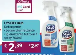 Ipersoap LYSOFORM Detergente bagno disinfettante igienizzante tutto in 1 offerta