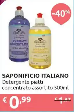 Ipersoap SAPONIFICIO ITALIANO Detergente piatti concentrato offerta