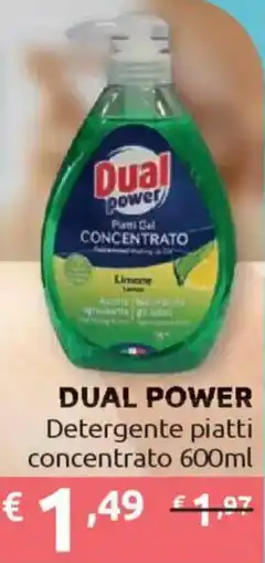 Ipersoap DUAL POWER Detergente piatti concentrato offerta