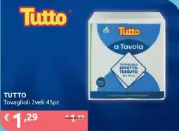 Ipersoap TUTTO Tovaglioli 2veli 45pz offerta