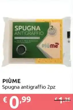 Ipersoap PIÙME Spugna antigraffio 2pz offerta