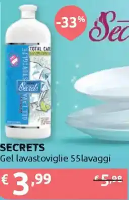 Ipersoap SECRETS Gel lavastoviglie offerta