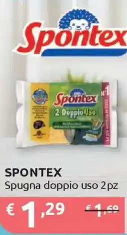 Ipersoap SPONTEX Spugna doppio uso 2pz offerta